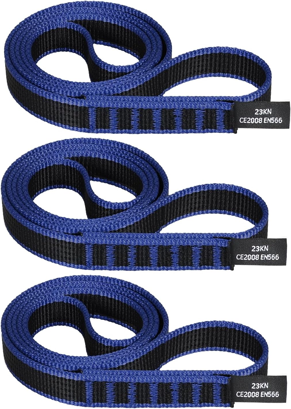 18mm Nylon Climbing Sling Runner, 23KN CE2008/EN566 Certified | Heavy duty webbing straps for rock climbing