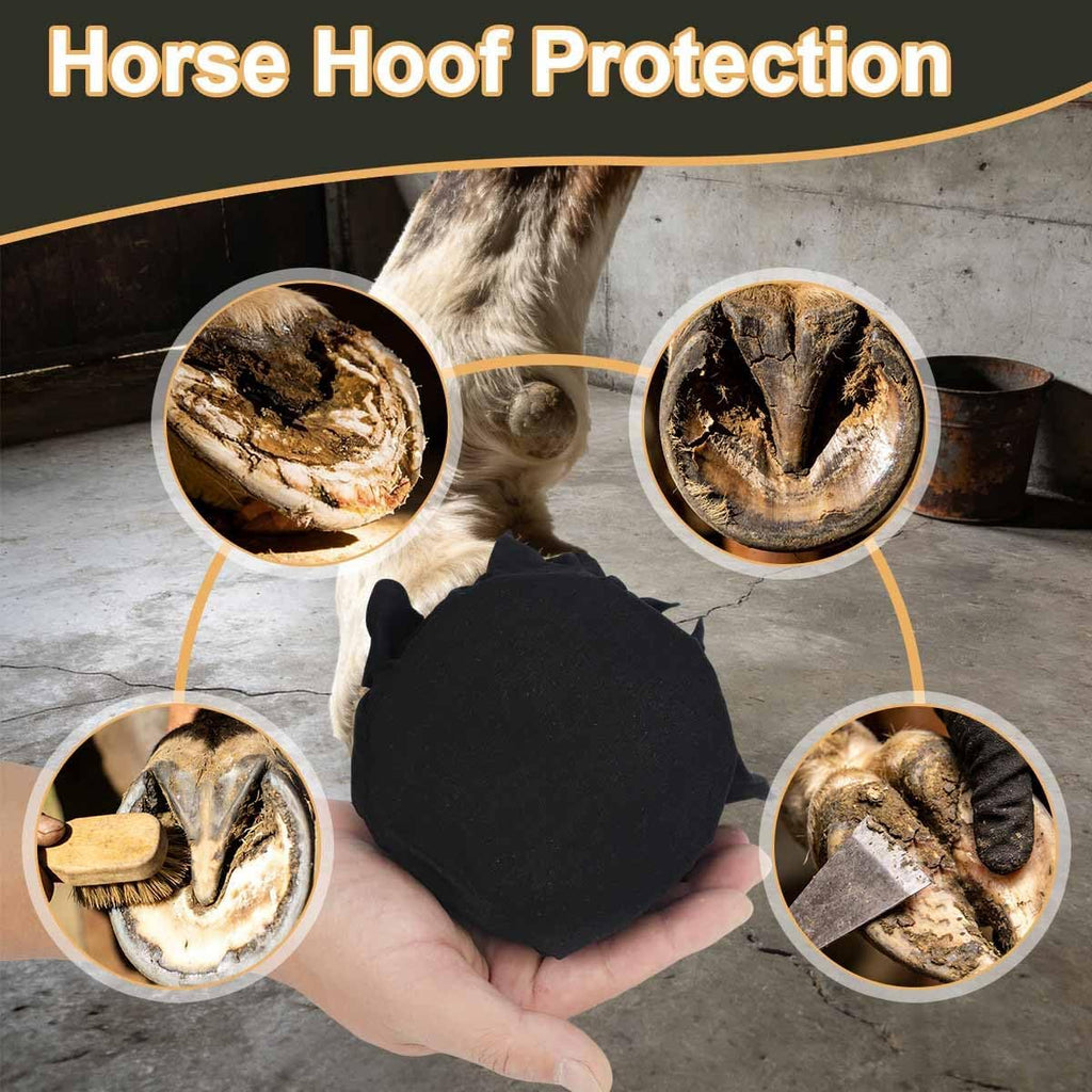 12 Pack Horse Hoof Tape, Hoof Abscess Pads Wrap for Horse, Breathable Hoof Tape Hoof Packing for Hoof Laminitis