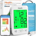 Accu Luminate Blood Pressure Monitor – 4.5" Tri-Color WHO-Based LCD(White), Clinically Accurate, Irregular Heartbeat