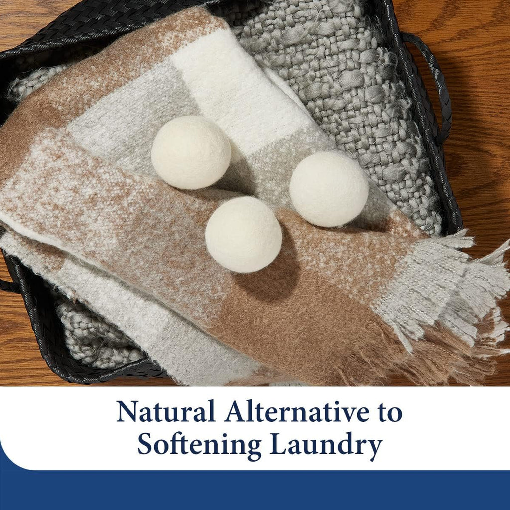 Wool Dryer Balls Premium Natural Fabric Softener