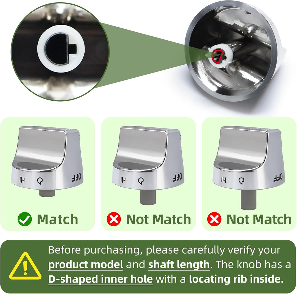 5PC W11620567 Range Control Knob Fits for Whirlpool KitchenAid Maytag Ranges W11620567 Control Knob Replaces 4981570 PS16745048 EAP16745048