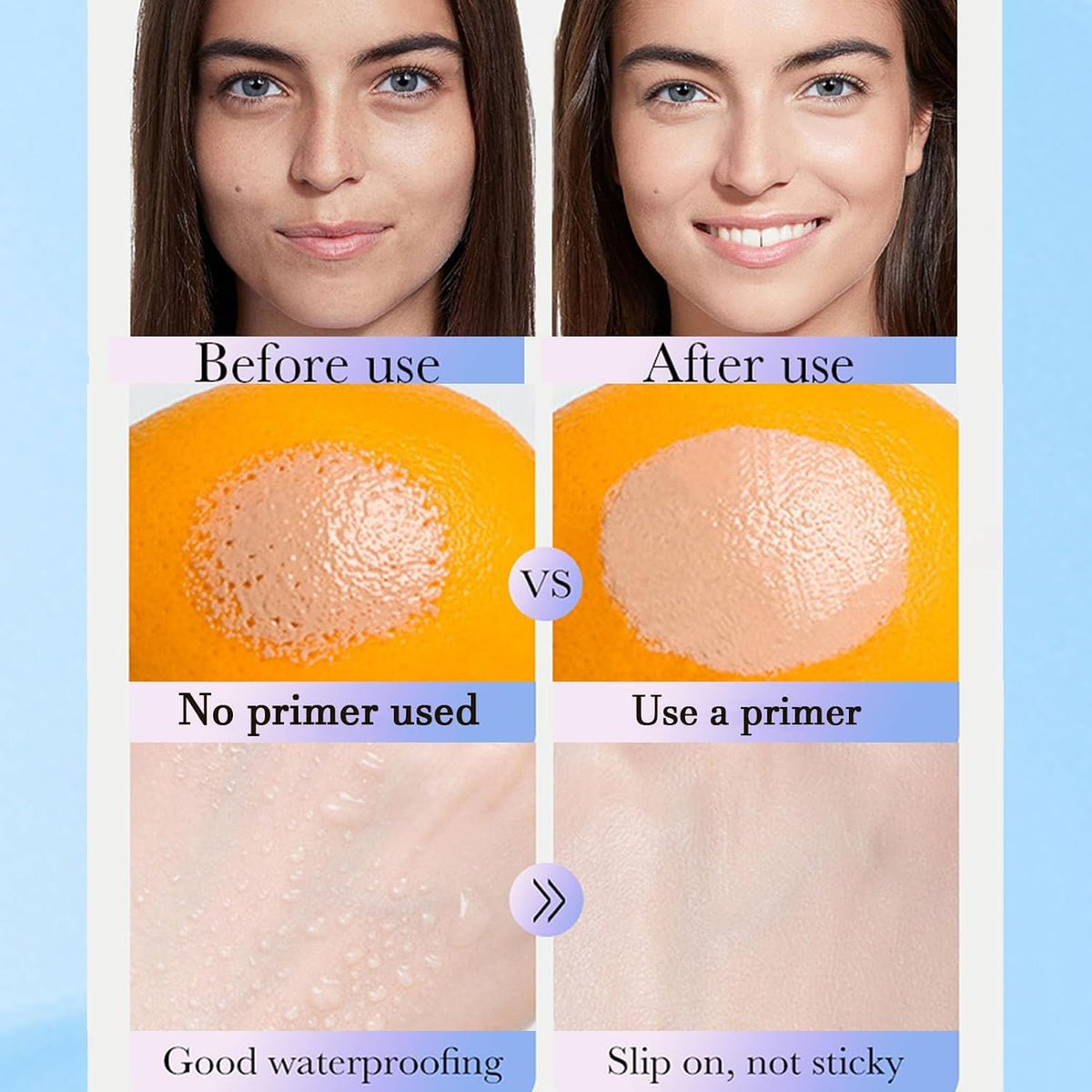 Makeup Primer, Color Correcting Primer, SPF 50 Sunscreen, Hydrating Face Primer, One Step Isolation Cream, Long