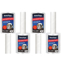 4 Pack Mini Clear Stretch Wrap Film with Handle 5''x1000Ft