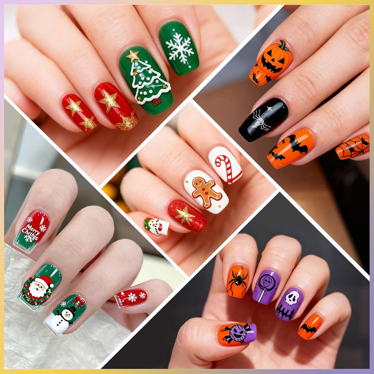 15Pcs Nail Stamping Kit Nail Stamp Plate 8 Nail Stamping Gel Polish