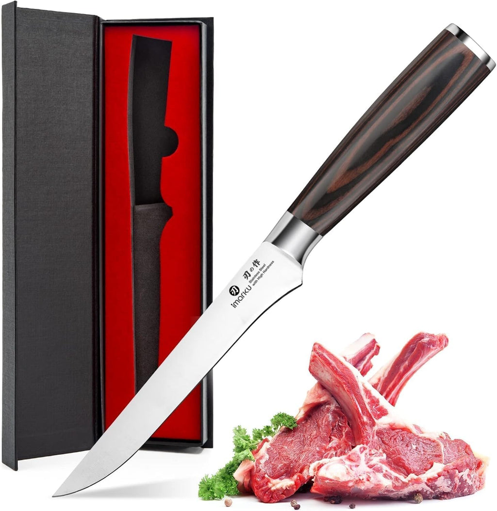 Fillet Knife 6 Inch, German High Carbon Stainless Steel Boning Knife
