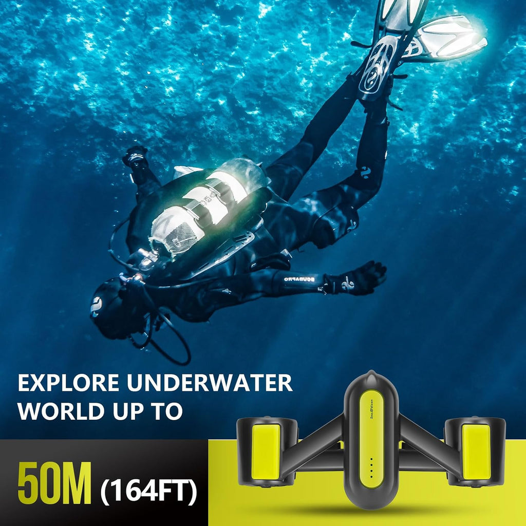 Underwater Scooter for Adults/Kids with Dual Motors 164ft Depth