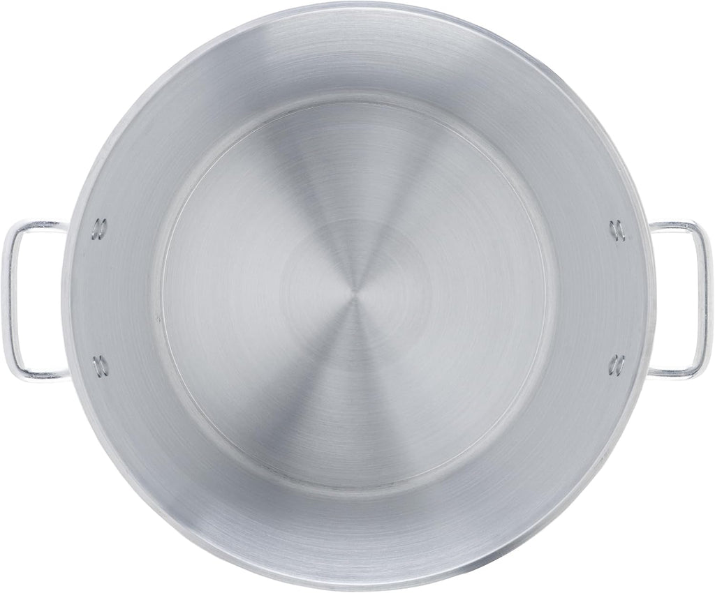 6.0mm Aluminum Stock Pot, 32-Quart | Heavy-duty, Riveted handles, Great for Stocks, Soups, Pasta and Batch Cooking