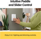 Legrand Radiant 450W Master Multi-Location LED Dimmer Switch White 1-Pack