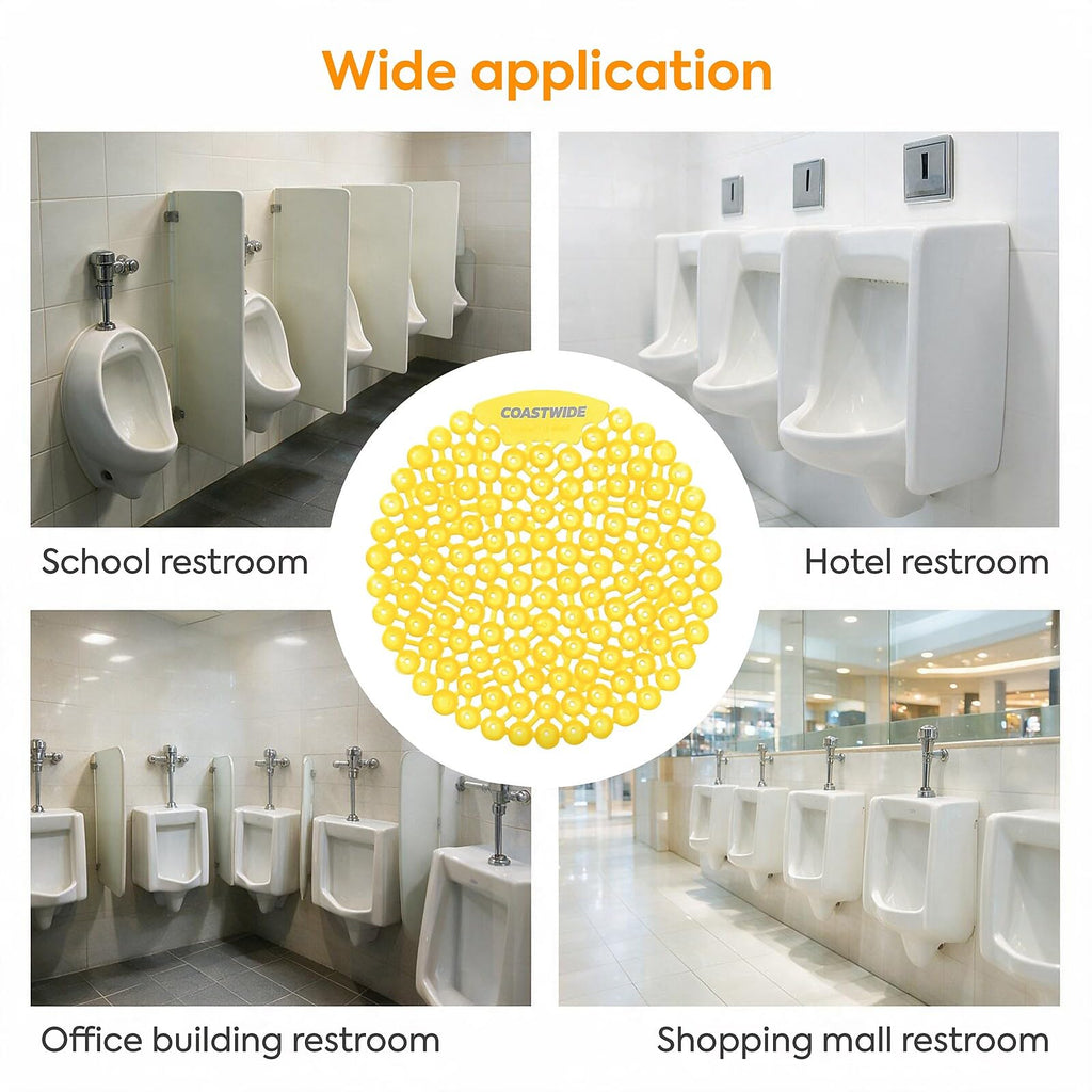Staples Coastwide Professional Urinal Screen, Citrus Scent, 10/Box