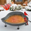 Heated Bird Baths for Outdoors, 60W Thermostatic Winter Birdbath - Gray