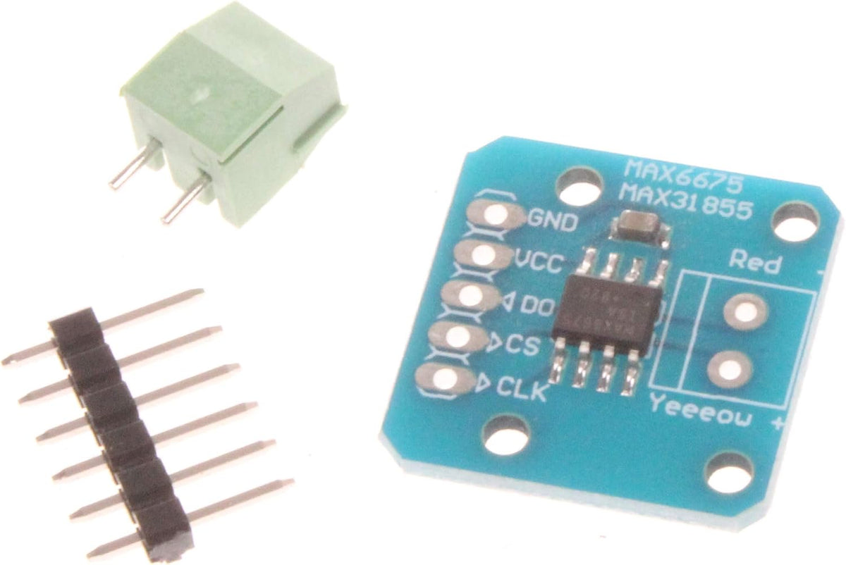 NOYITO MAX6675 Thermocouple Module Temperature Sensor K-Type Thermocouple Module Detection Temperature Range 0℃ to 1023.75℃