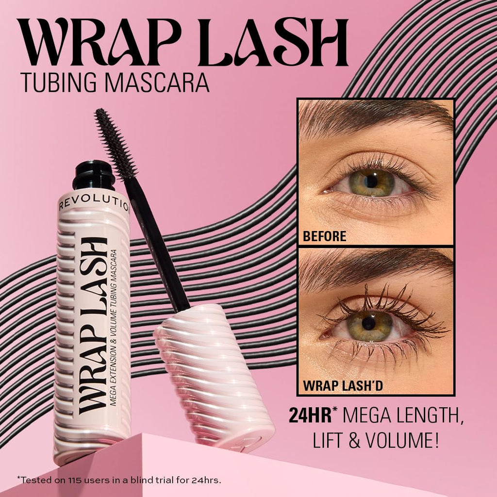 Revolution Wrap Lash Tubing Mascara, Brown