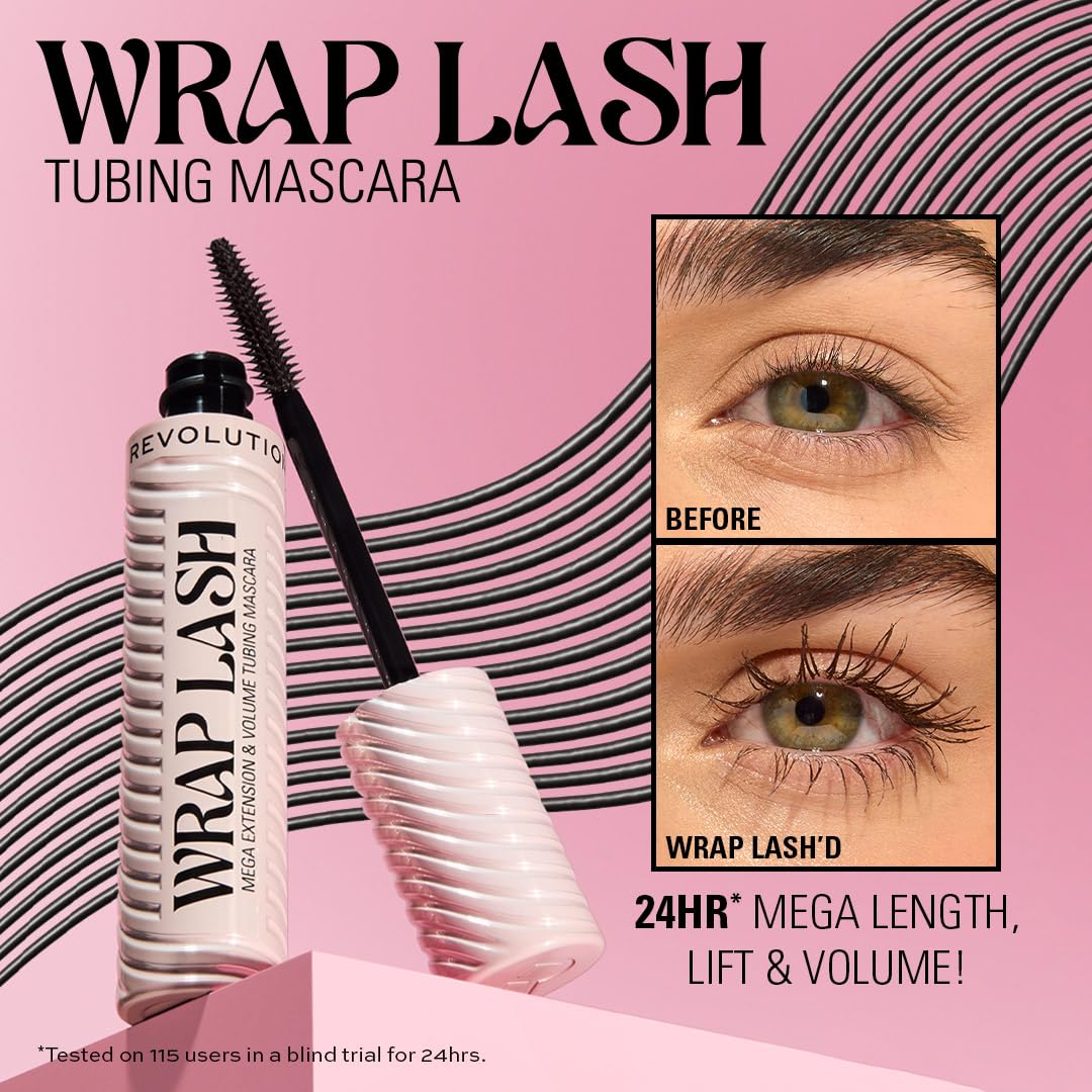 Revolution Wrap Lash Tubing Mascara, Brown