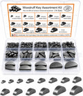 120 PCS Metric Woodruff Key Assortment Kit, 14 Sizes Carbon Steel