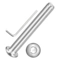 Kozelo 20pcs Button Head Socket Cap Screw-5/16-18x2-1/4 304Stainless Steel