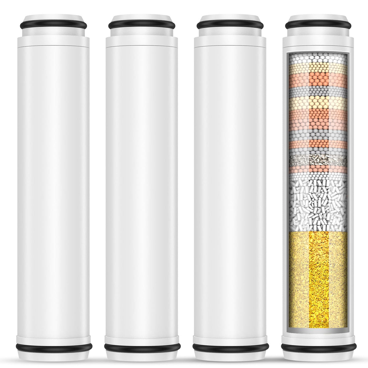 Shower Filter for Handheld Shower Head, 4 PCS Replacement Filters
