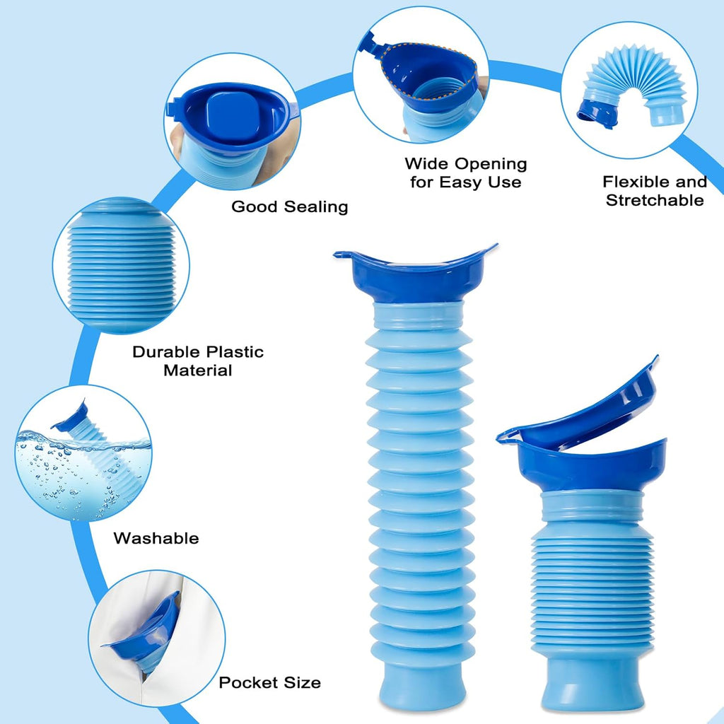 Pee Bottles for Men,Portable Urinal for Men,Collapsible Urine Bottle 750ML | Car Urinals for Men and Women,Emergency