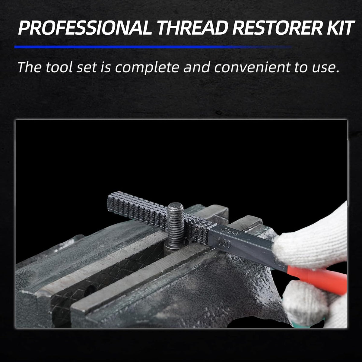 15 PCS Metric Thread Chaser Set & Thread Repair Kit