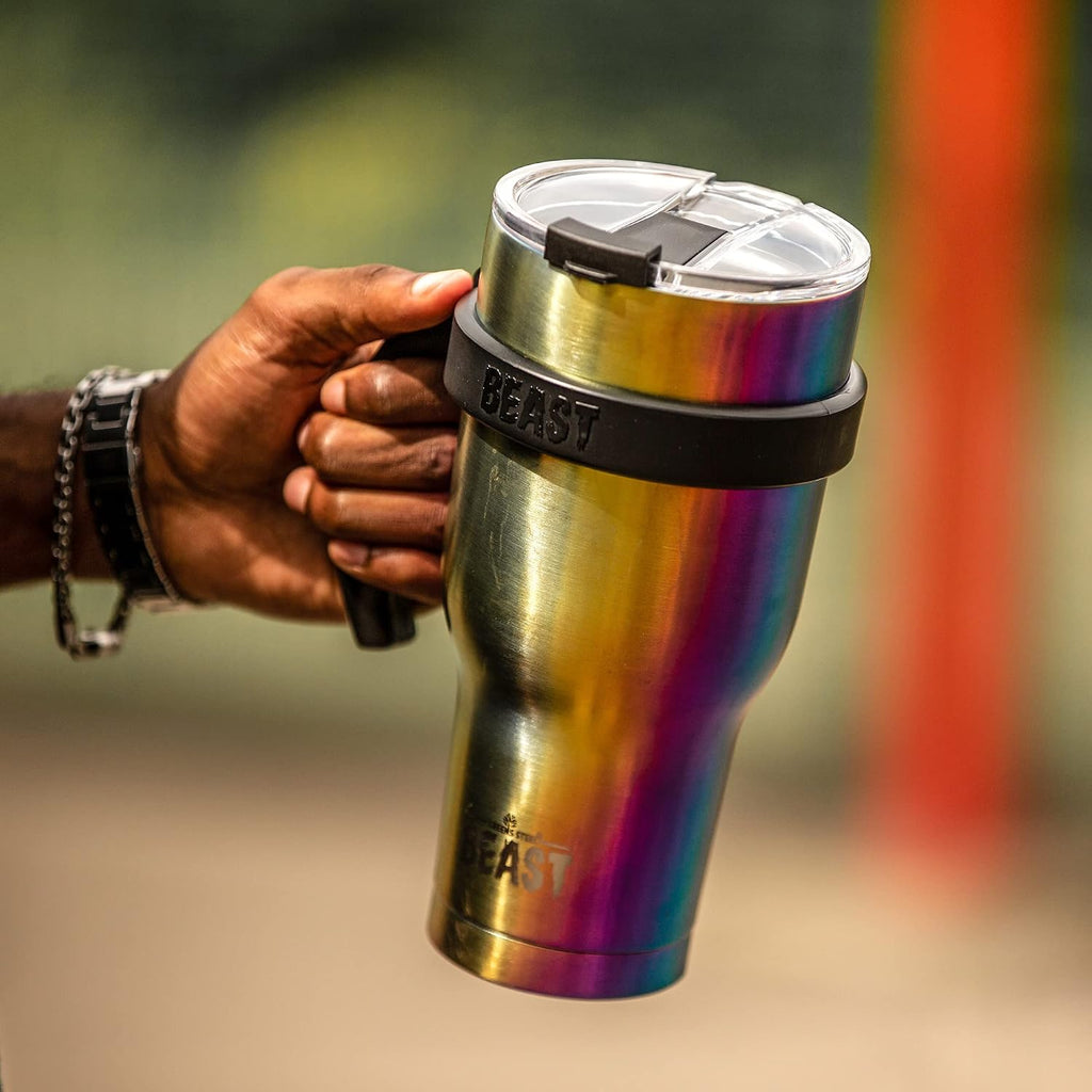 Handle for 40 oz Beast Tumbler Only (Not for Stanley/YETI) | Anti Slip Beast Cup Holder | Tumbler Accessories |