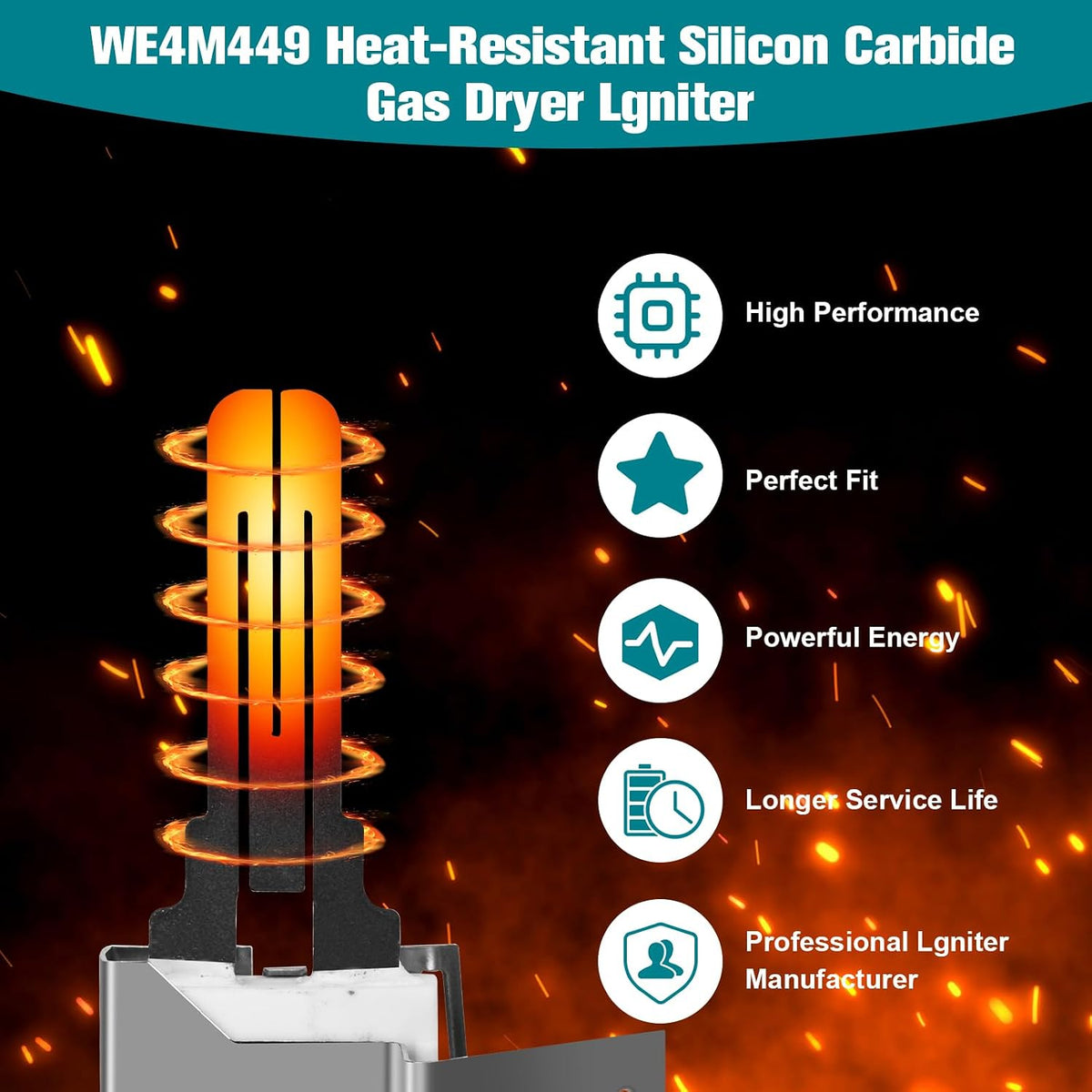 WE4M449 Gas Dryer Igniter