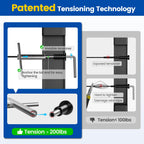[Patent] Muzata 10Pack Black Cable Railing Hardware Swage Tensioner CB40