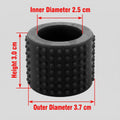 Black Food-Grade Silicone Tattoo Grip Cover - Dia 25x30mm Professional Tattoo Pen Sleeve | Non-Slip Grip Accessories