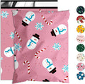 Christmas Poly Mailer 10x13 Inch 25 Pcs, Snowmen Printed