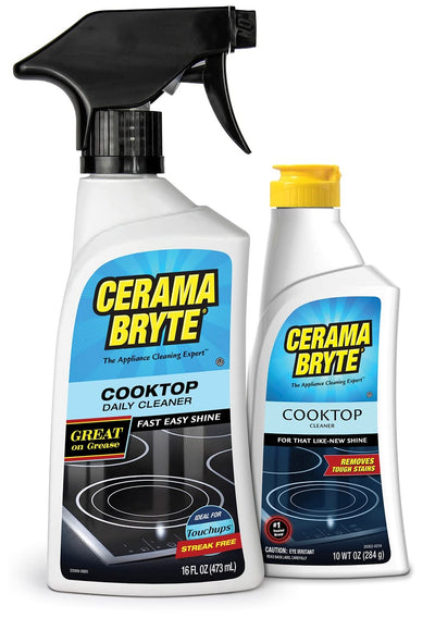 Cooktop Cleaner 10 oz & Daily Cooktop Spray 16 oz Combo