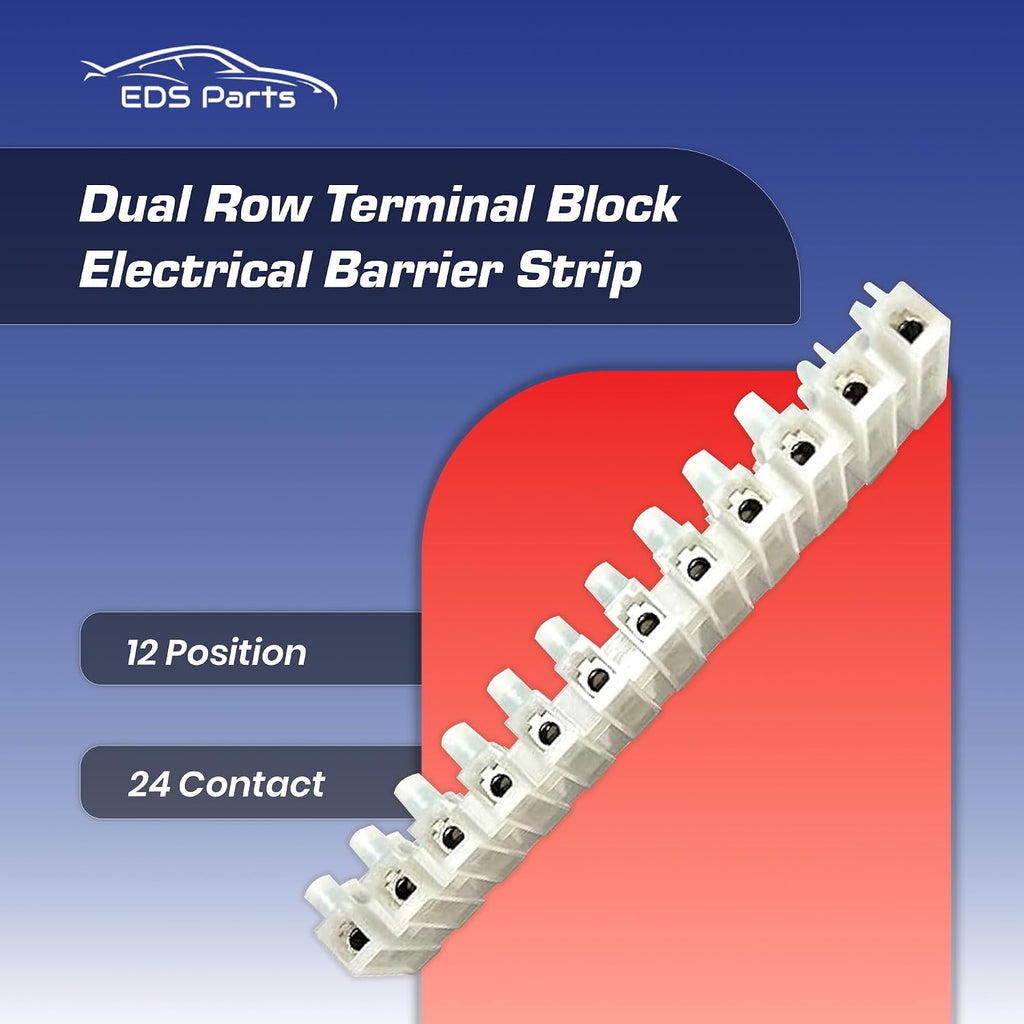 EDS 12 Position / 24 Contact Terminal Block Barrier Strip ES1200/12DSFB