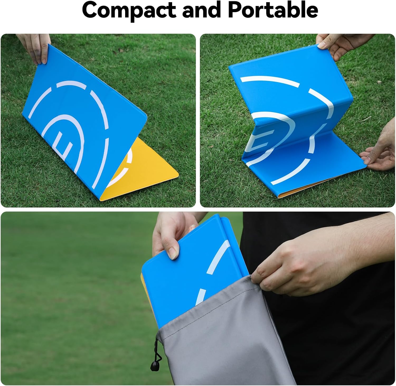 H002 Drone Landing Pad, Weighted Foldable Design for Outdoor Flying | Helipad for F11PRO 2 Plus ,F11PRO 2,U11MINI 4K