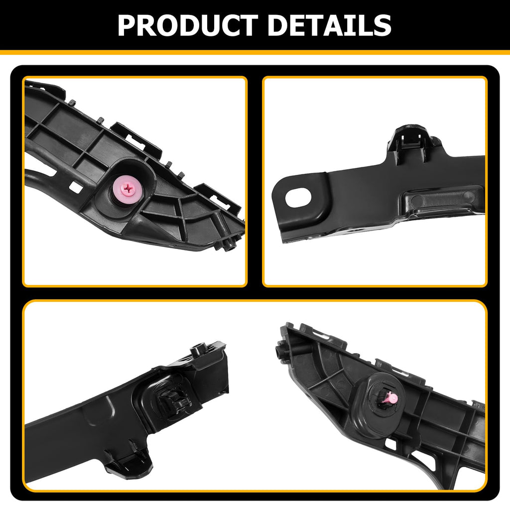KUAFU 4Pcs Bumper Retainer Bracket Compatible with 2014-2019 Highlander