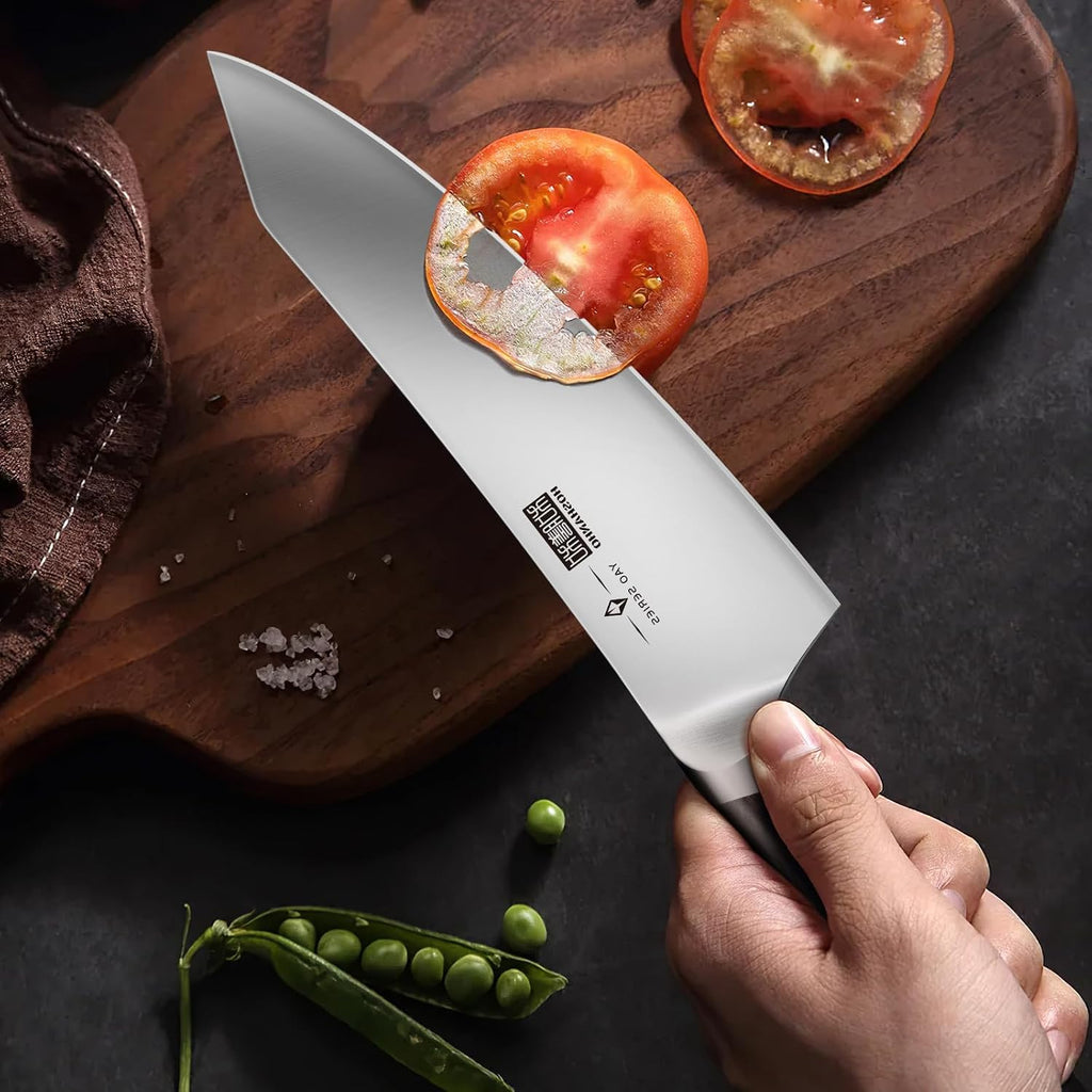 16-Piece Kitchen Knife Set with Block, Ultra Sharp Chef Knife Set
