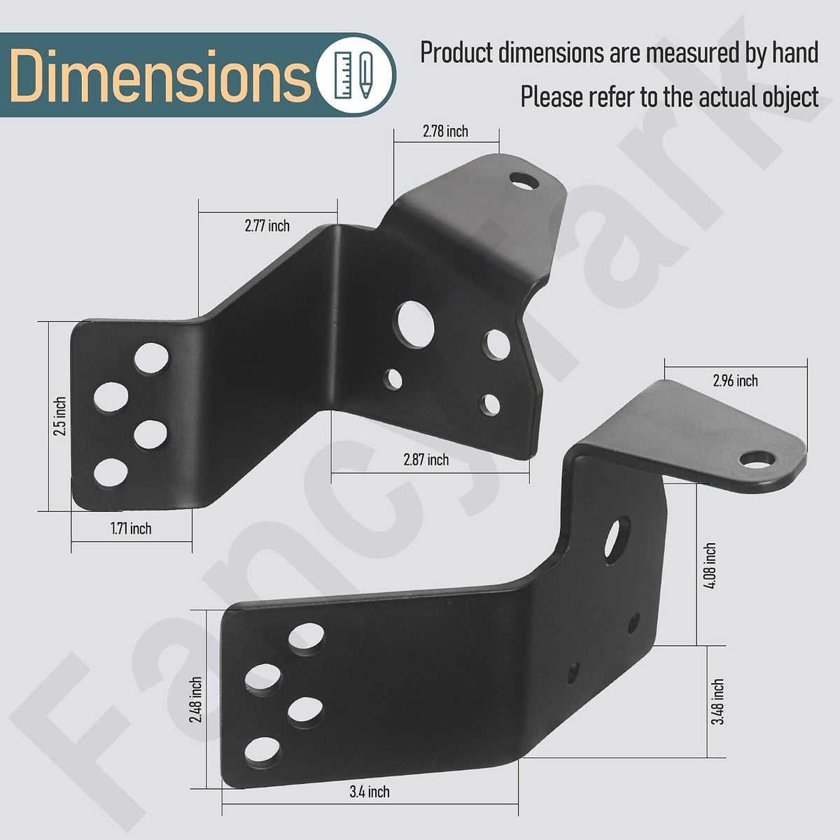 525509501 42" Mower Deck Wheels with Bracket Kit for Husqvarna Lawn mower