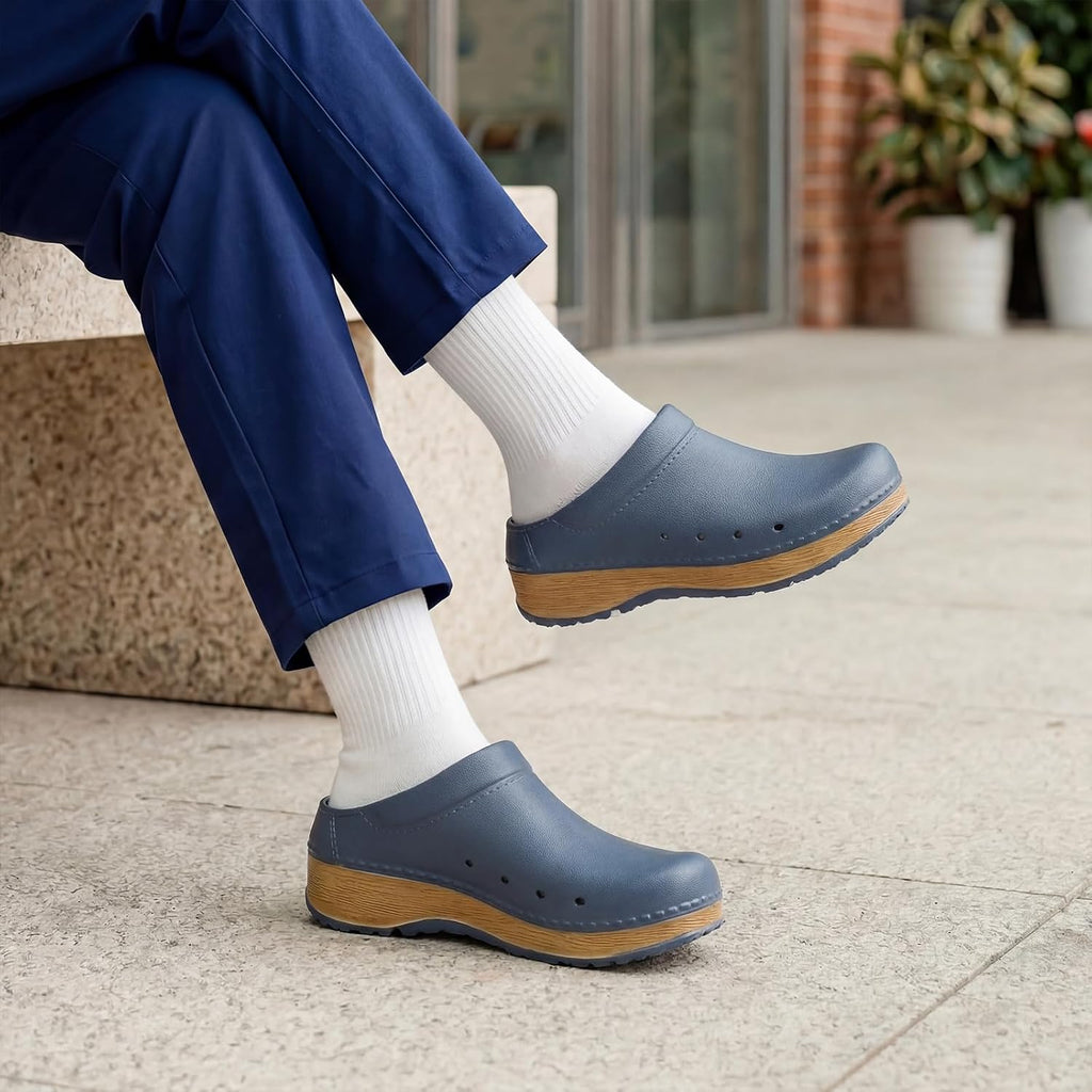 Nursing Clogs for Women and Men, Non-Slip Closed Toe Work Shoes