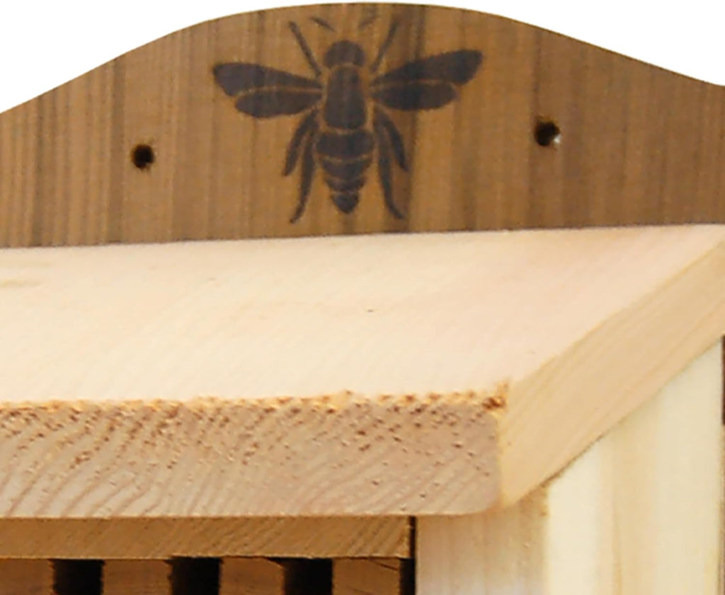 Woodlink Heavy Duty Cedar Mason Bee Houses, Large, Pack of 2