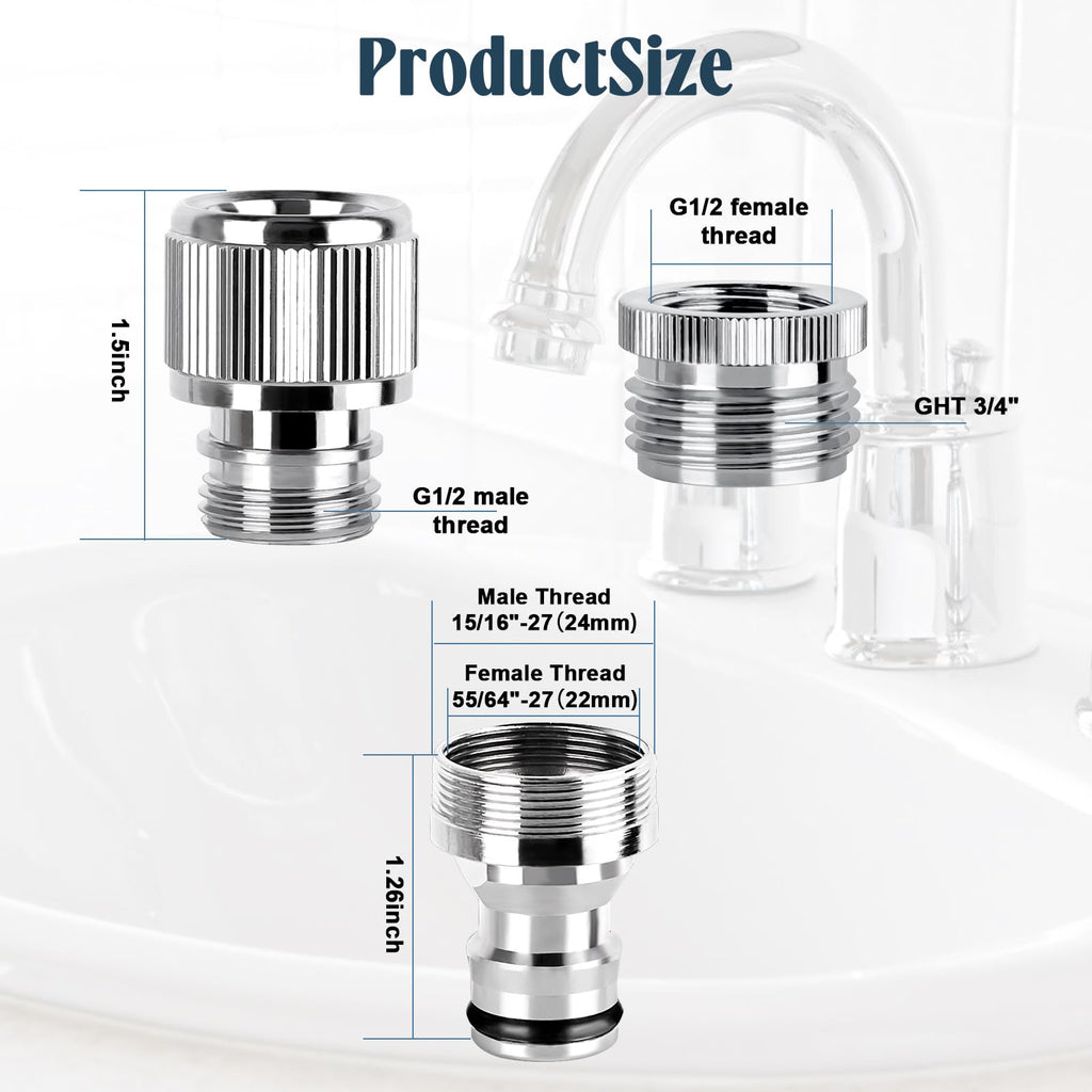 Faucet Quick Adapter Connector with Aerator