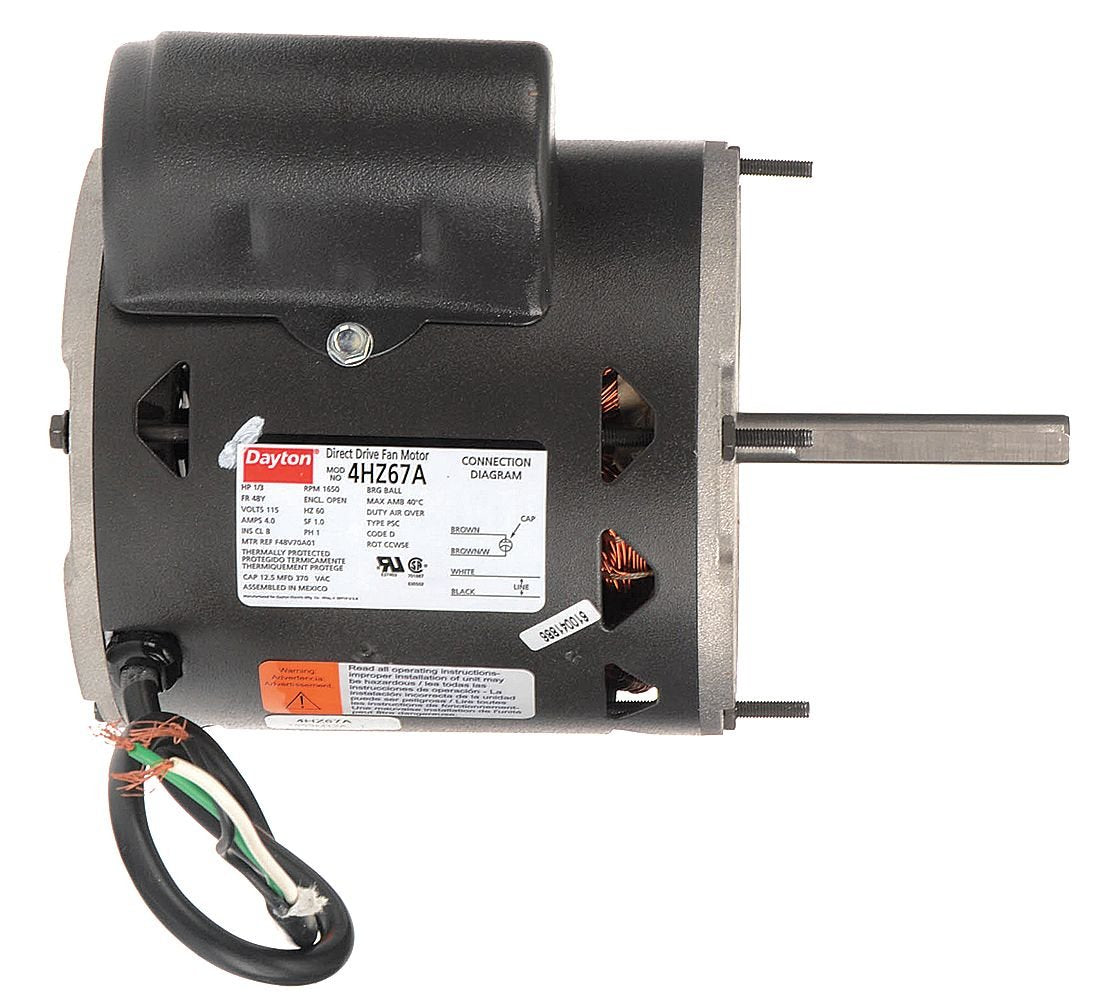 Motor, PSC, 1/3 HP, 1650 RPM, 115V, 48Y, OAO