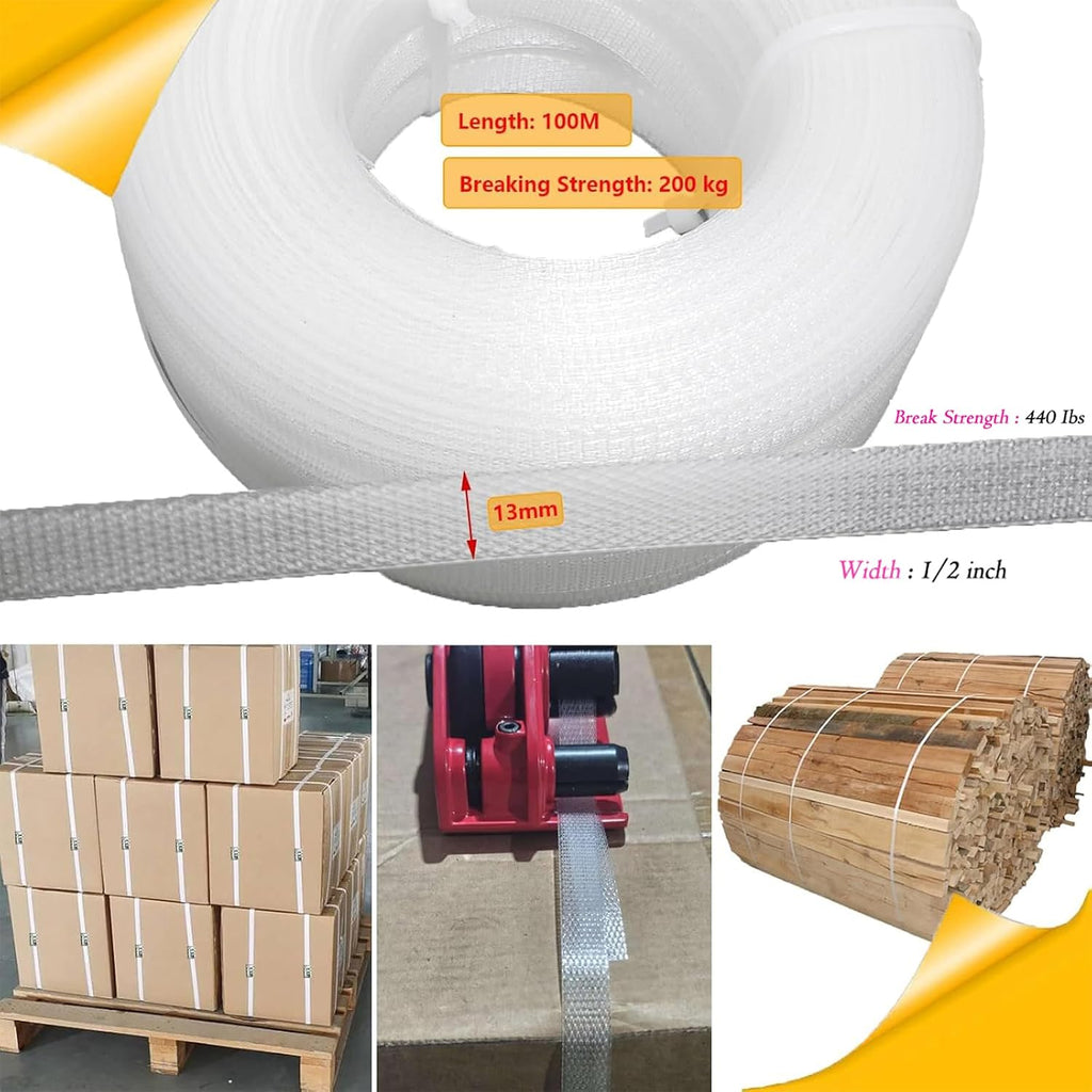 PP Banding Strapping Kit, Heavy Duty Pallet Strapping Package Kit