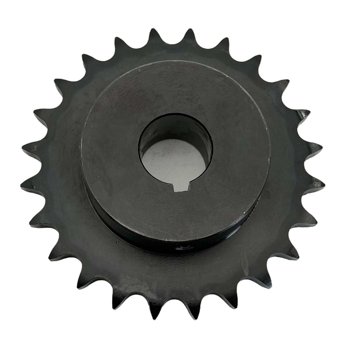 #50 Roller Chain Sprocket Type B 1 1/8 inch Bore 24 Tooth, Hardened Antirust 1045 Steel Drive Sprockets 50B24-1 1/8