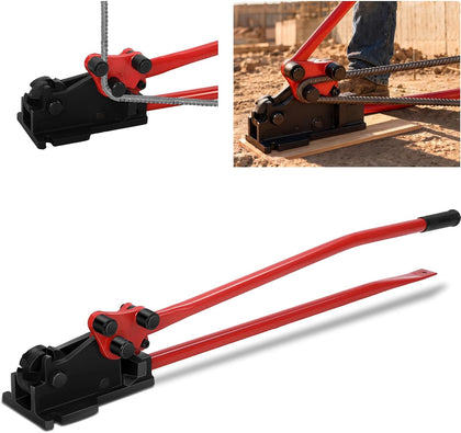 Rebar Bender & Cutter 2 in 1 Rod Bender Metal Bending Tool Manual Effortlessly Cut and Bend Rebar up to 5/8" Bending