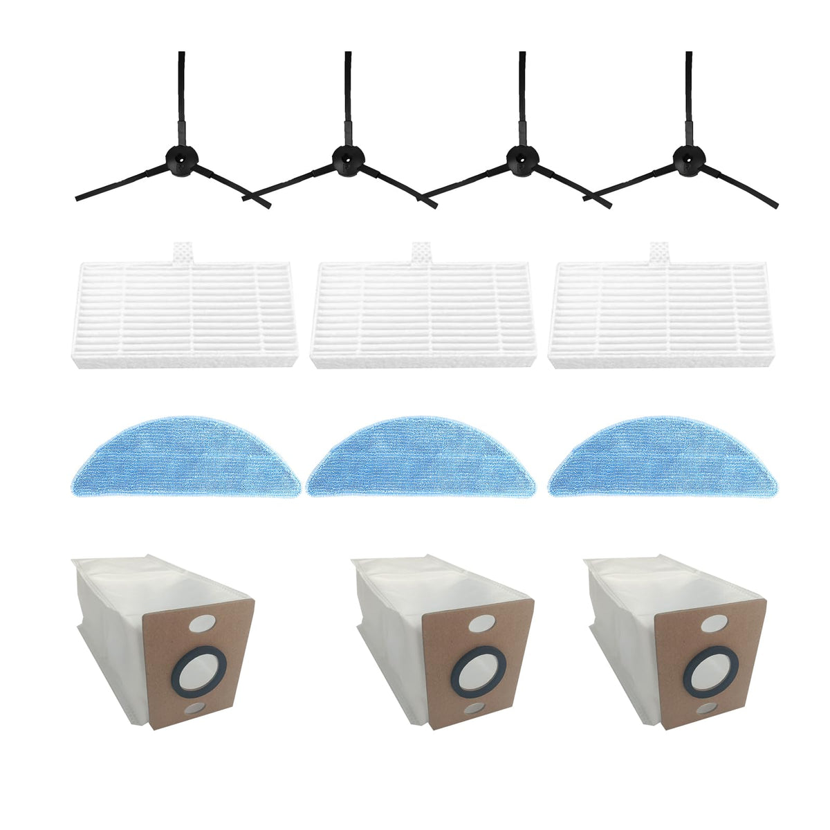 Replacement Accessories Kit For ILIFE A12 pro / V9 / V9 Pro Robot Vacuum