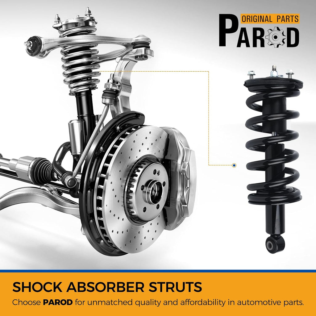 PAROD 4WD Shock Absorber Strut Fit for 2004-2010 Nissan TITAN Front w/Coil Spring Assembly Replace#171358