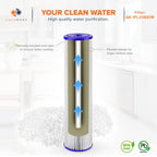 Aquaboon 1 Micron 20 x 4.5 Pleated Sediment Water Filter Replacement 4-Pack