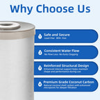 2 Pack Compatible with Aquasure Fortitude V2 AF-SCZ-25HFS Water Filter