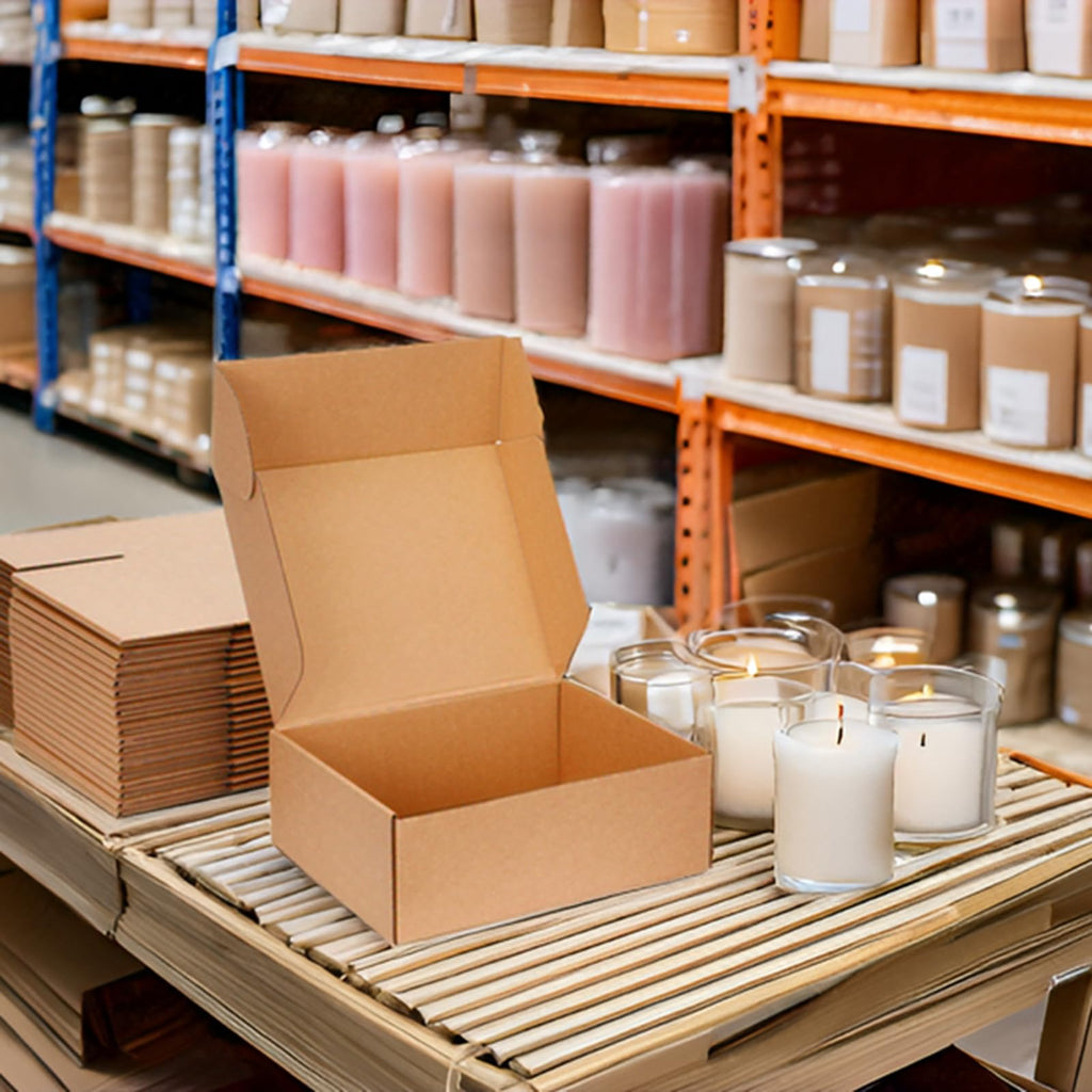 Kraft Brown Shipping Boxes 9x6x4 Inches, 20 Pack
