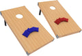 Cornhole Set - 4ftx2ft Regulation Size Outdoor Bean Bag Toss with 8 Bags Included - Yard Games for Kids 14 Years Old