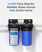Waterdrop FXHTC Sediment and Carbon Water Filter for GE FXHTC, 5 Micron