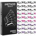 Eyebrow Stencils Eyebrows Shape Reusable - 27 Eyebrow Stencil Kit, Brow Stencils for Eyebrow Stamp, Eyebrow Shaping