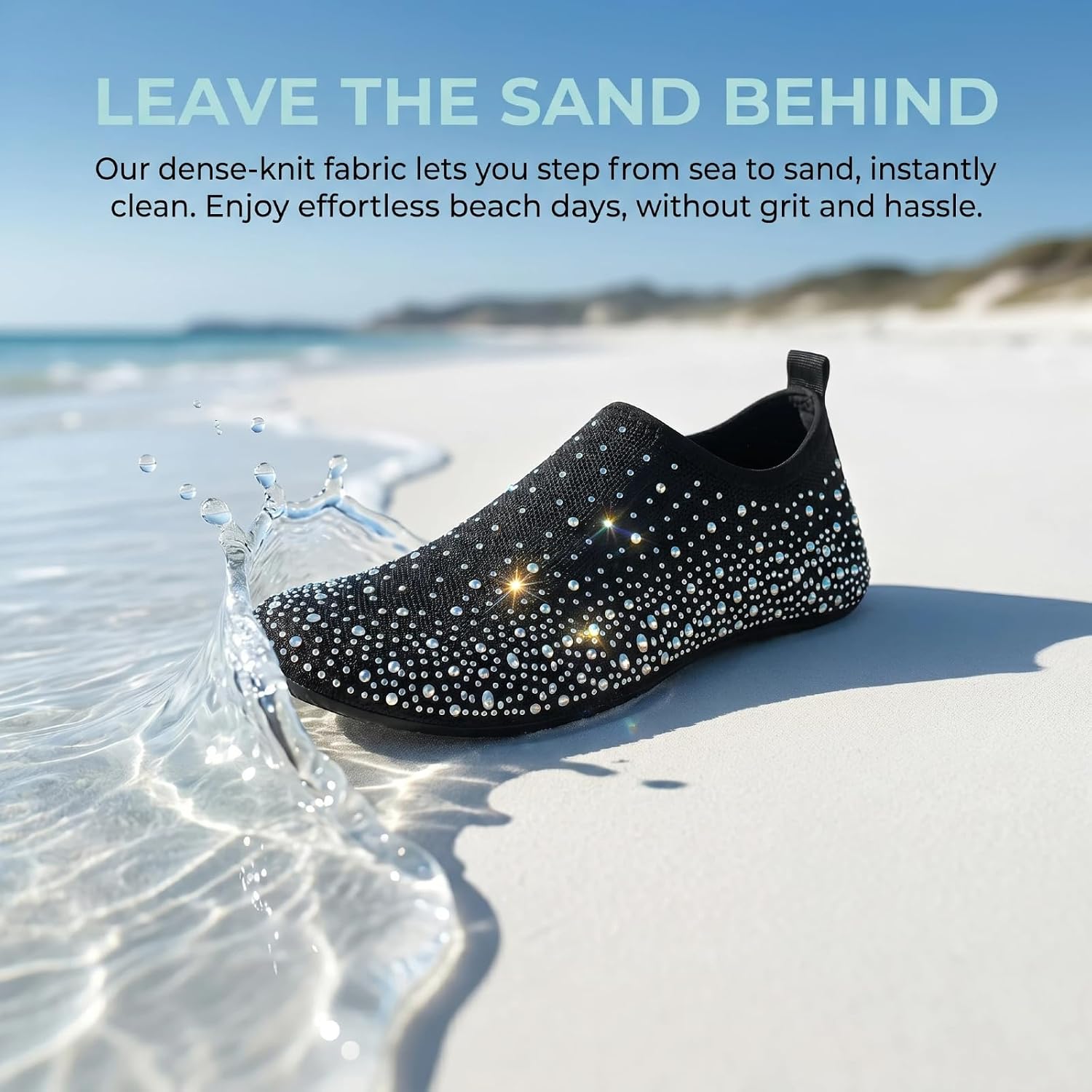 Womens Barefoot Water Shoes Quick-Dry Aqua Socks Slip-On Non Slip Beach Shoes Travel House Slippers Swim Surf Yoga
