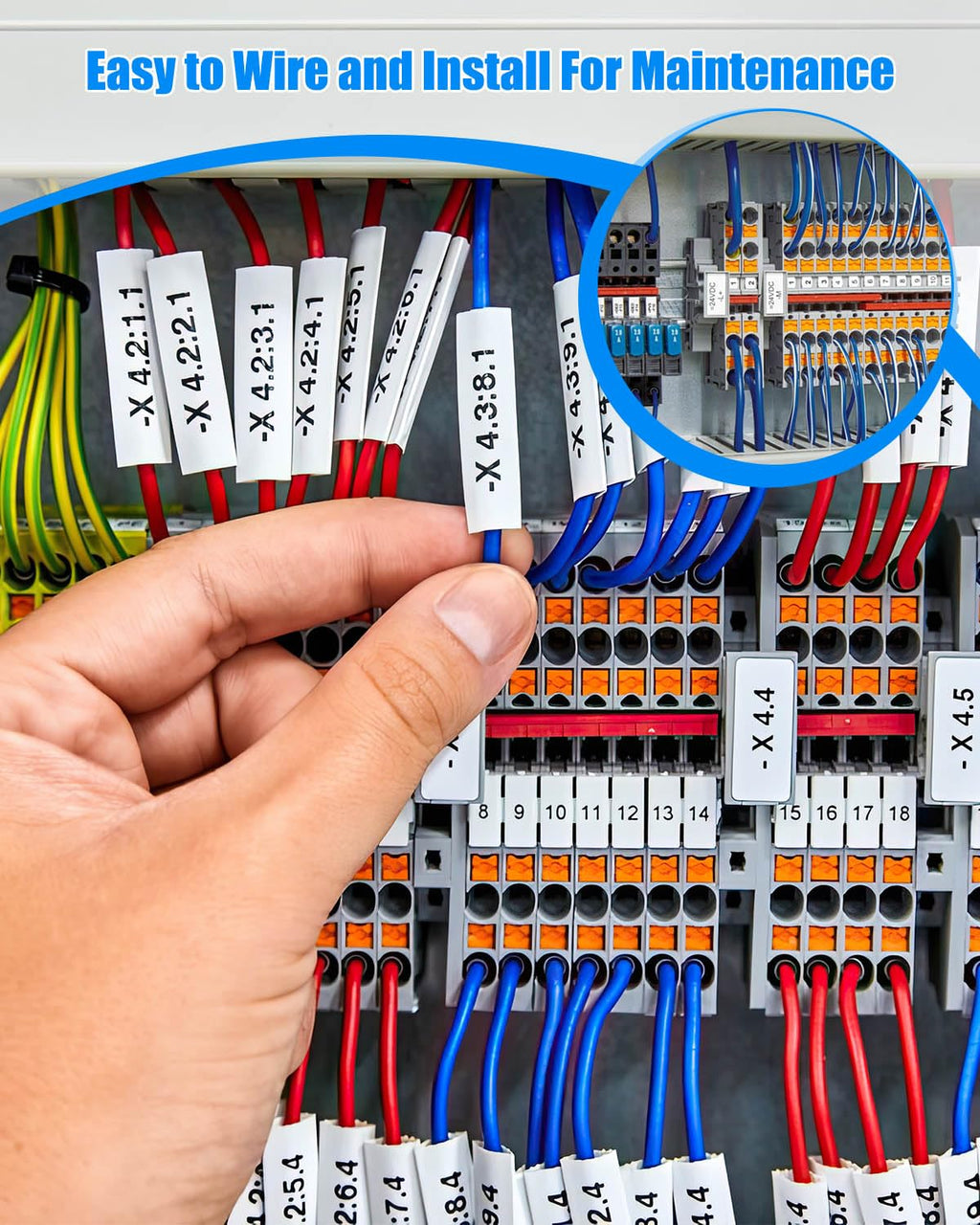 ST2-2.5 DIN Rail Terminal Block, Push in Twin Spring Screwless Connector